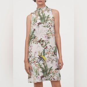 H&M Floral Satin Dress sz S